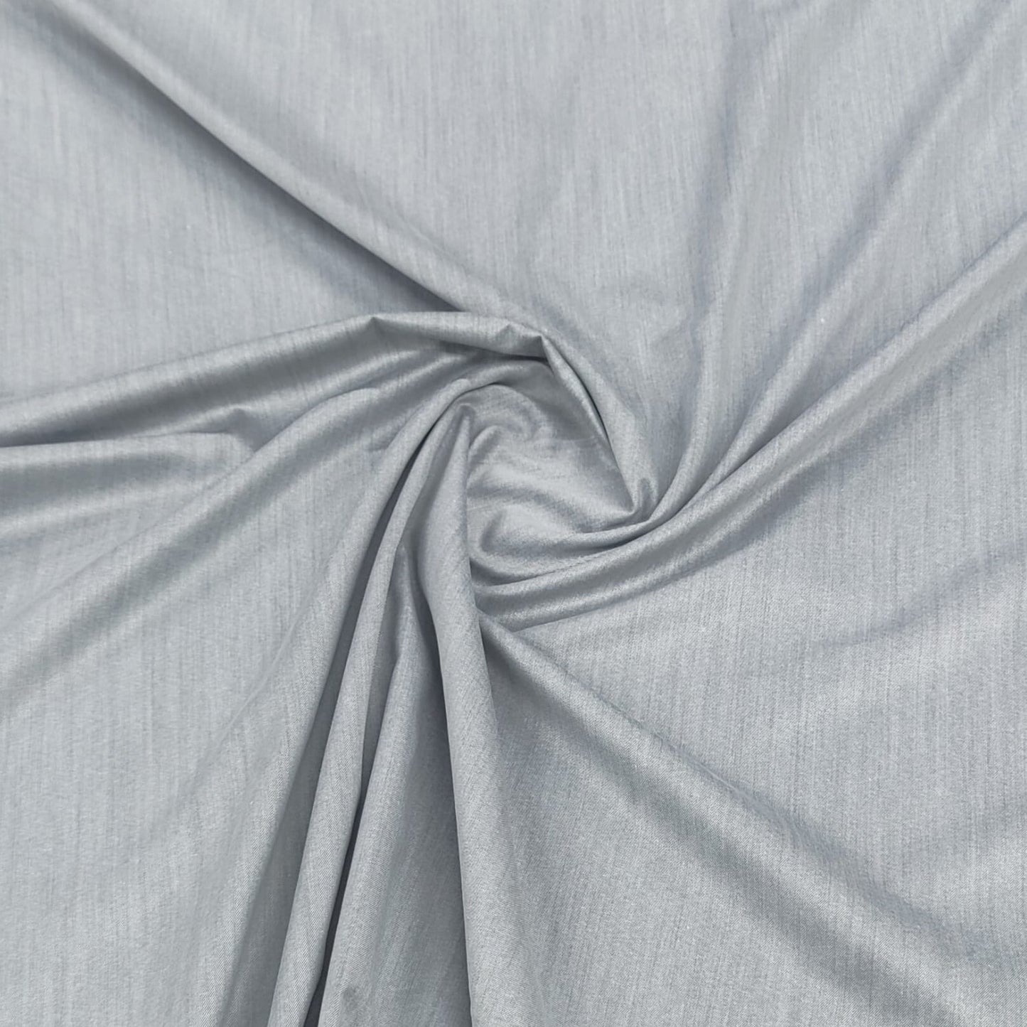 Light Grey Solid Cotton Bond Fabric - TradeUNO