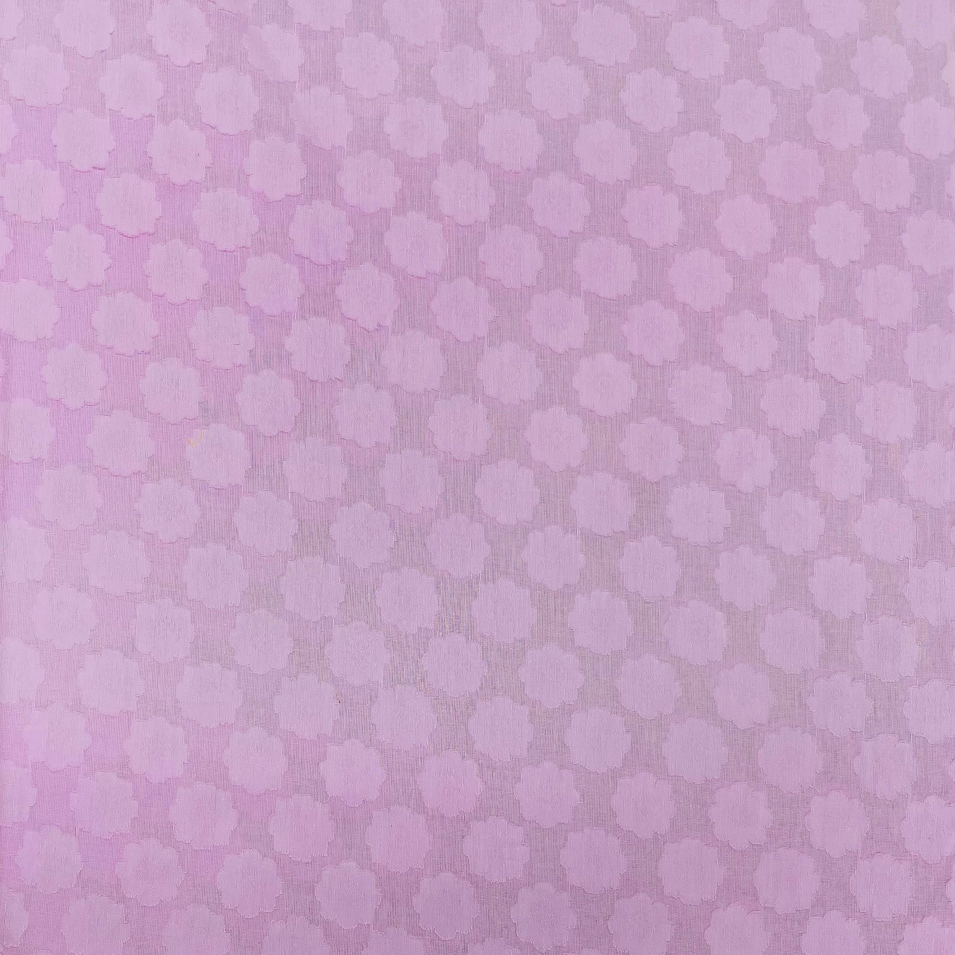 Light Pink Solid Jacquard Cotton Fabric Trade UNO