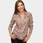 Multicolor Chevron Print Cotton Dobby Fabric Trade UNO