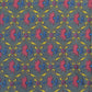 Grey & Pink Floral Print Cotton Fabric Trade UNO