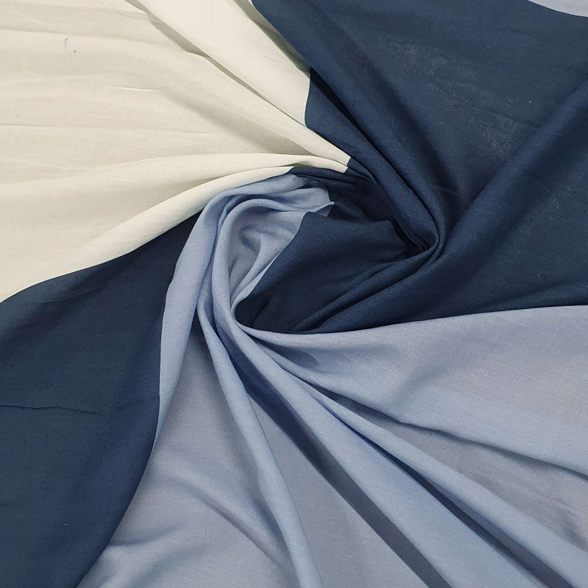 Multicolor Solid Rayon Fabric Trade UNO