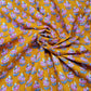 Mustard Handblock Kantha Cotton Fabric Trade UNO