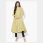 Mustard Yellow Solid Crape Fabric Trade Uno
