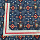 Navy Blue Bandhani With Foil Print Rayon Fabric 44 Inches Plain Weave
