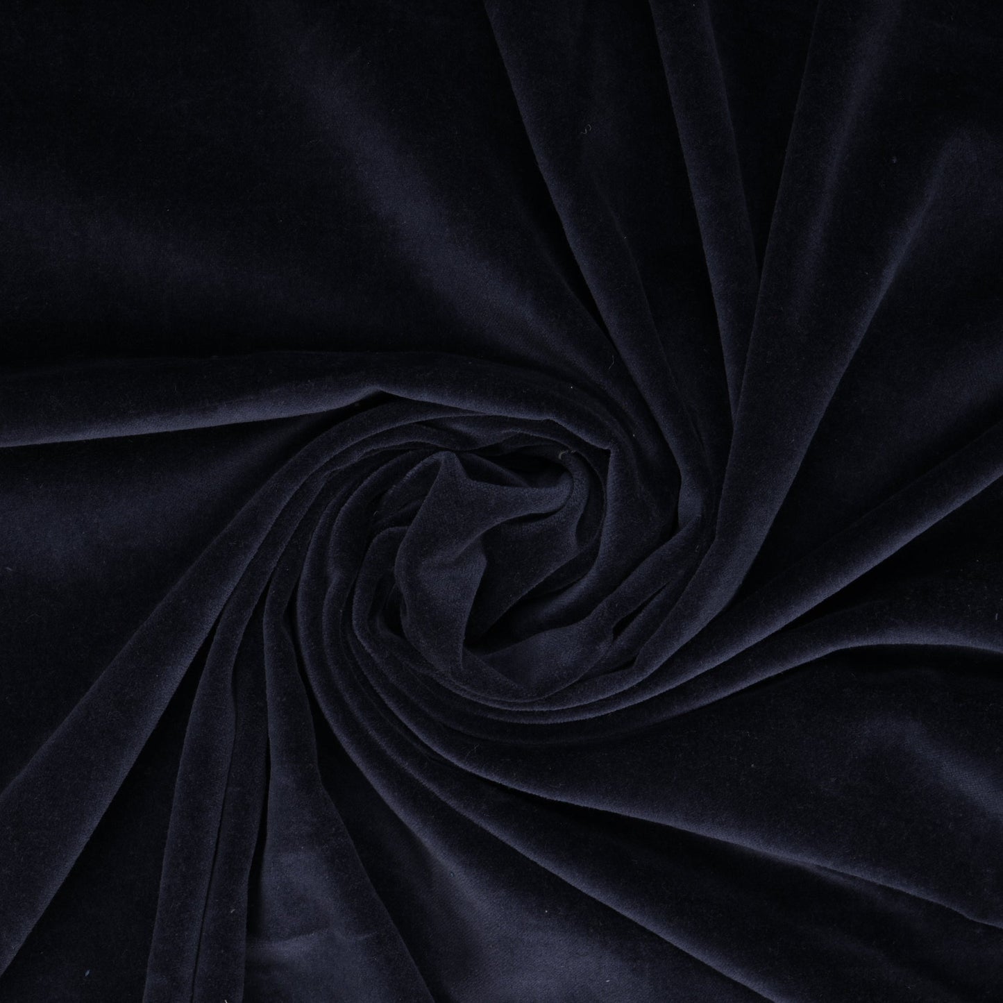 Buy Navy Blue Solid Cotton Velvet Fabric 