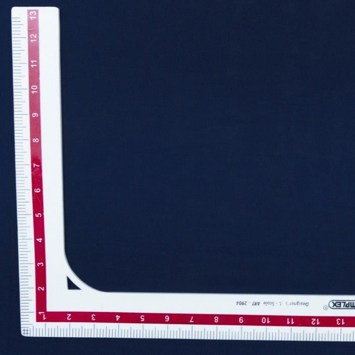 Navy Blue Solid Georgette Fabric Trade UNO