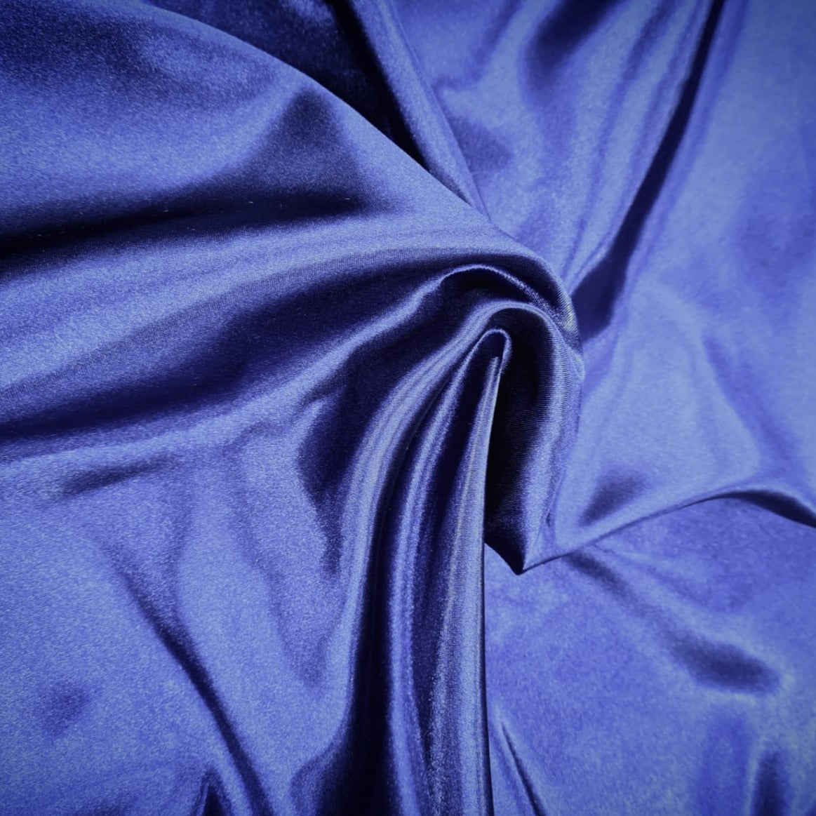 Navy Blue Solid Satin Fabric Trade UNO
