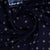 Navy Blue Traditional Print Rayon Fabric Trade UNO
