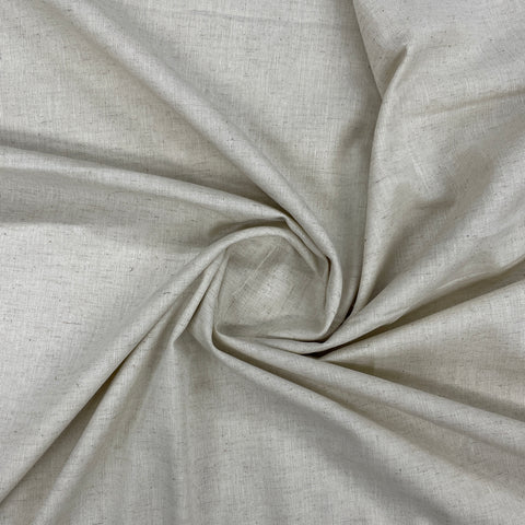White Stretch Cotton Fabric (Dyeable)