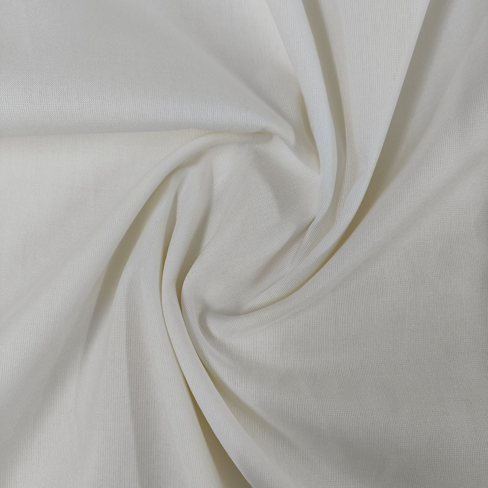Off White 30x30/68x46-48" Dyeable Rayon Fabric - TradeUNO