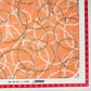 Orange Chain Digital Print Poly Crepe Fabric Trade UNO
