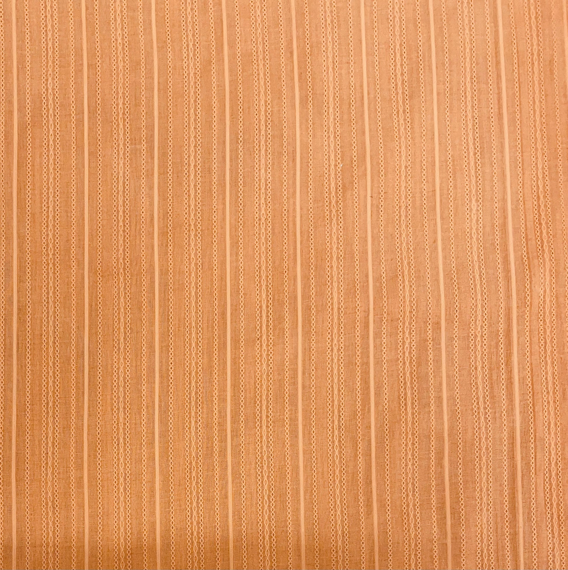 Orange Solid Jacquard Cotton Fabric, Plain Weave 48 Inches, TU-2007
