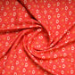 Orange Traditional Print Rayon Fabric Trade UNO