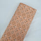 Orange Traditional With Foil Print Rayon Fabric Trade UNO