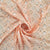 Orange Traditional With Foil Print Rayon Fabric Trade UNO
