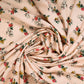 Peach Ditsy Floral Print Rayon Fabric Online