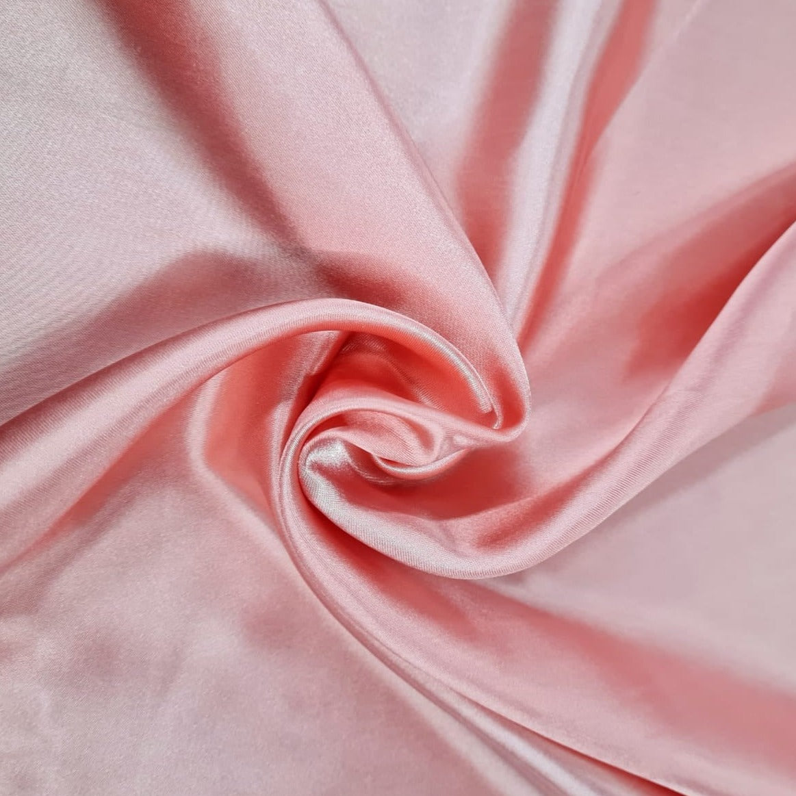 Peach Solid Satin Fabric Trade UNO