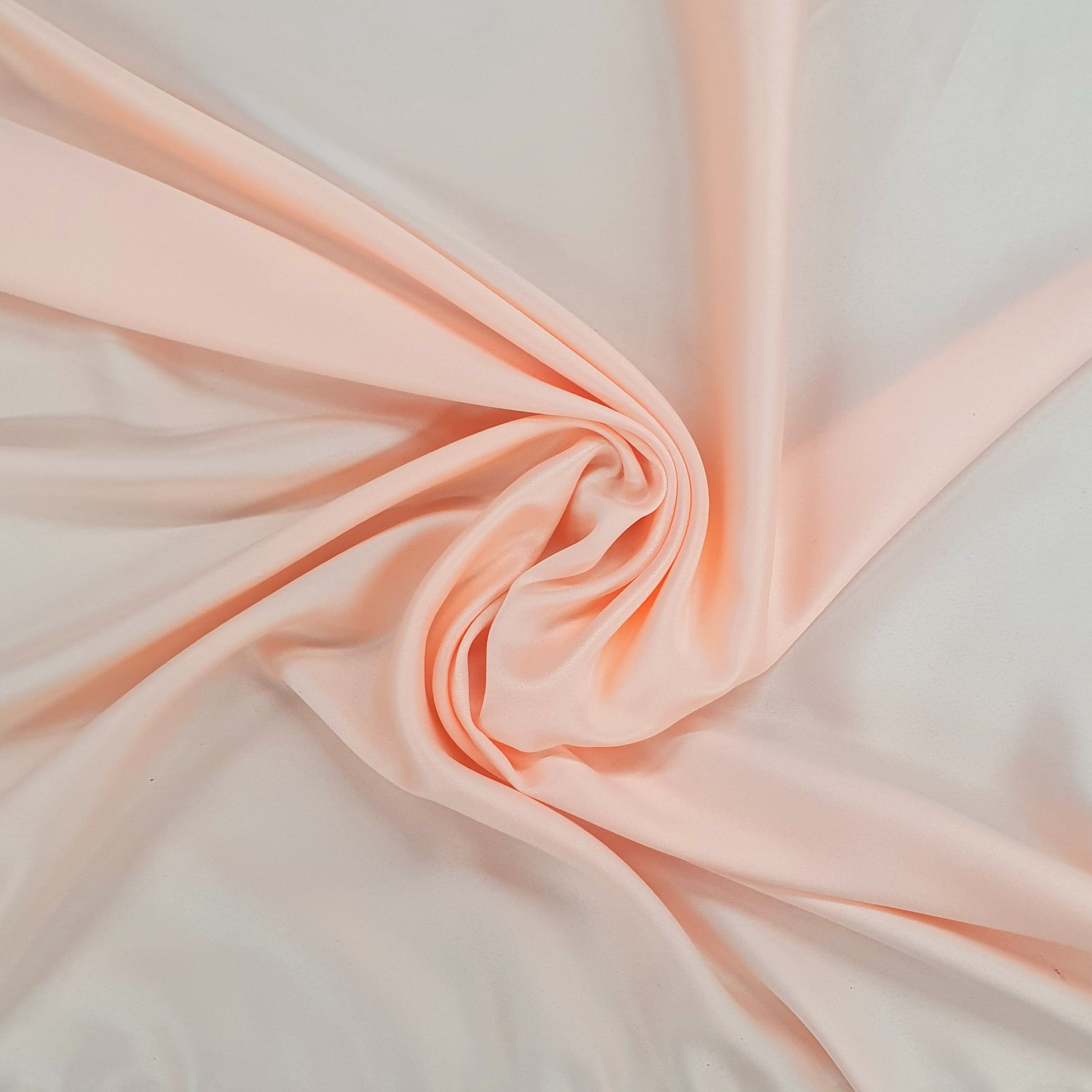 Peach Solid Satin Fabric Trade UNO