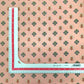 Pink Floral With Foil Print Rayon Fabric Trade UNO