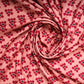 Pink Geometrical Print Rayon Fabric Trade UNO