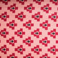 Pink Geometrical Print Rayon Fabric Trade UNO