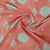 Pink Lurex With Foil Cotton Slub Fabric Trade UNO