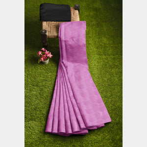 Pink Solid Jacquard Cotton Fabric Trade UNO