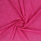 Magenta Pink Solid Jacquard Cotton Fabric Plain Weave 48 Inches TU-1989