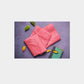 Pink Solid Jacquard Cotton Fabric Trade UNO