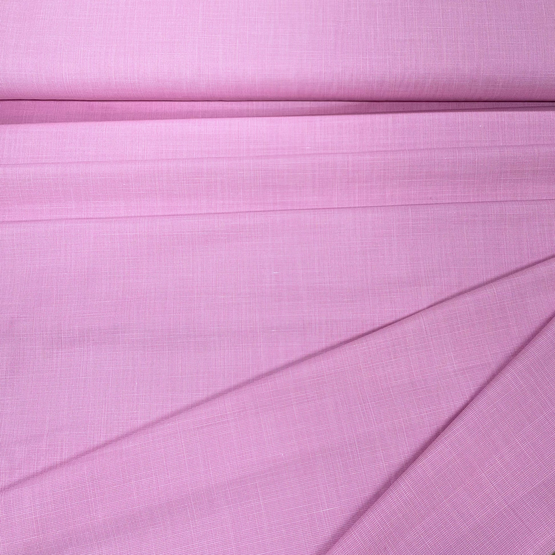 Pink Solid Nectar Cotton Fabric - TradeUNO
