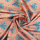 Pink & Blue Traditional Print Cotton Fabric Trade UNO