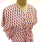 Light Pink & Orange Floral Print Kaftan - TradeUNO