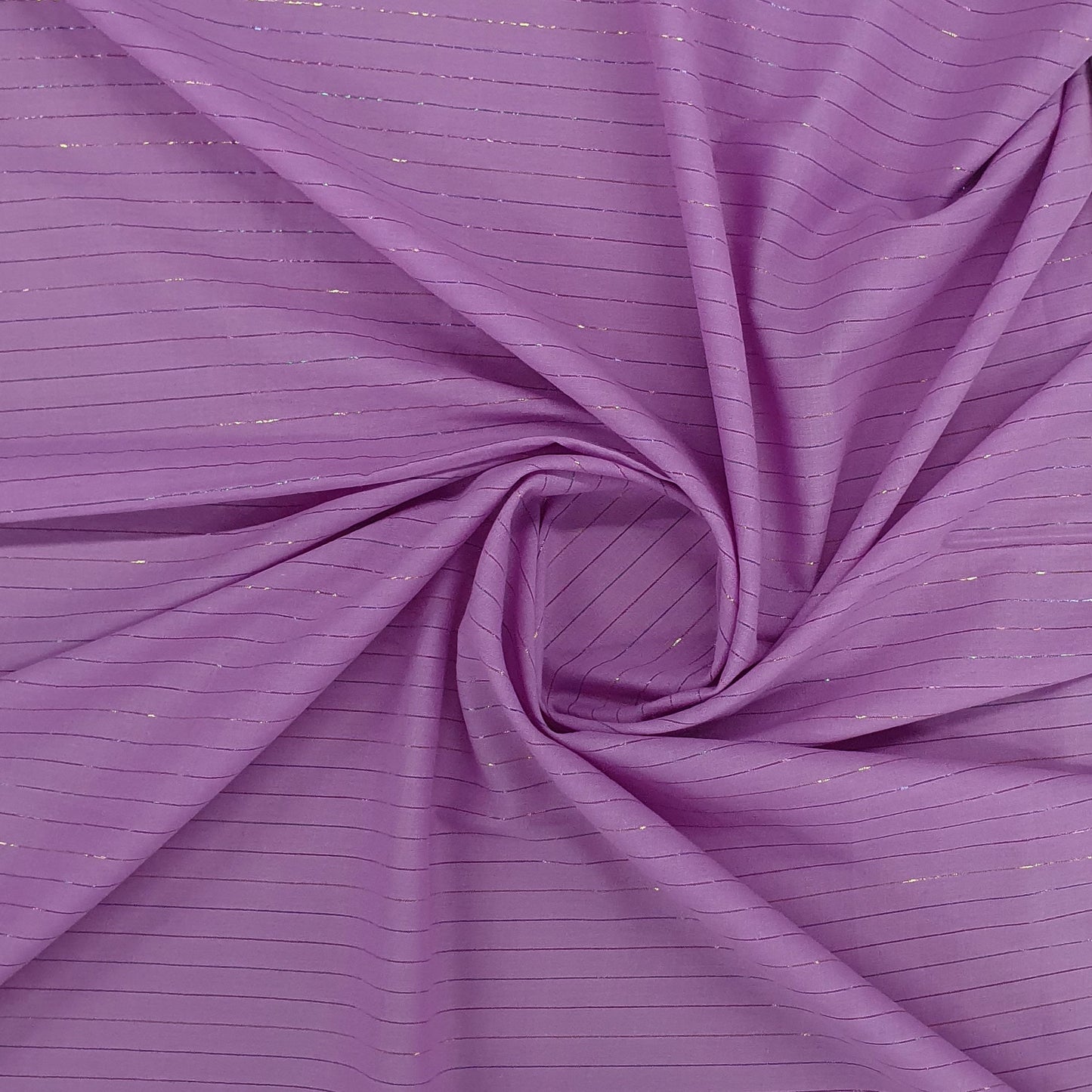 Purple Stripes With Multi Color Lurex Cotton Fabric Trade UNO