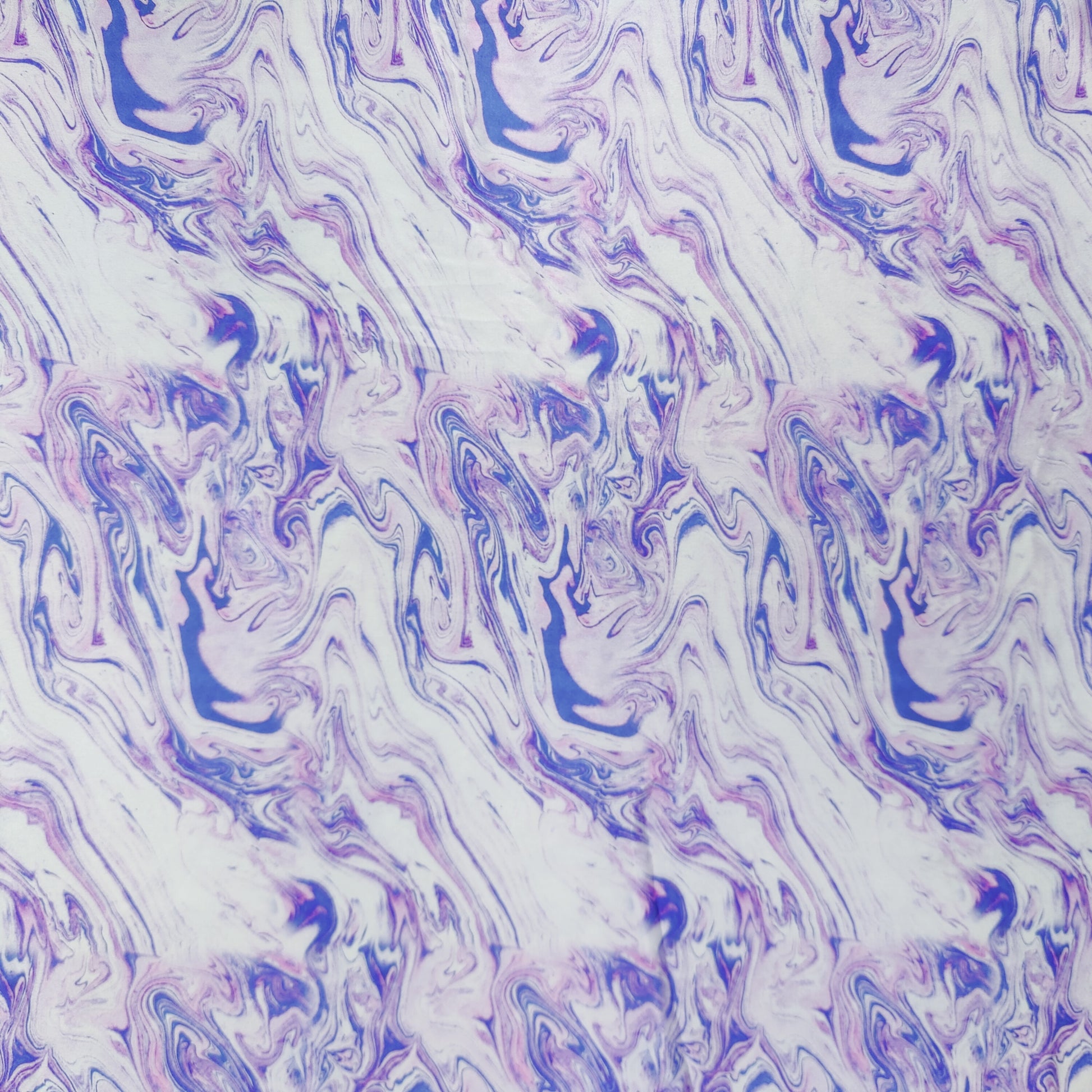Purple Marble Print Satin Fabric TU 5902 - TradeUNO