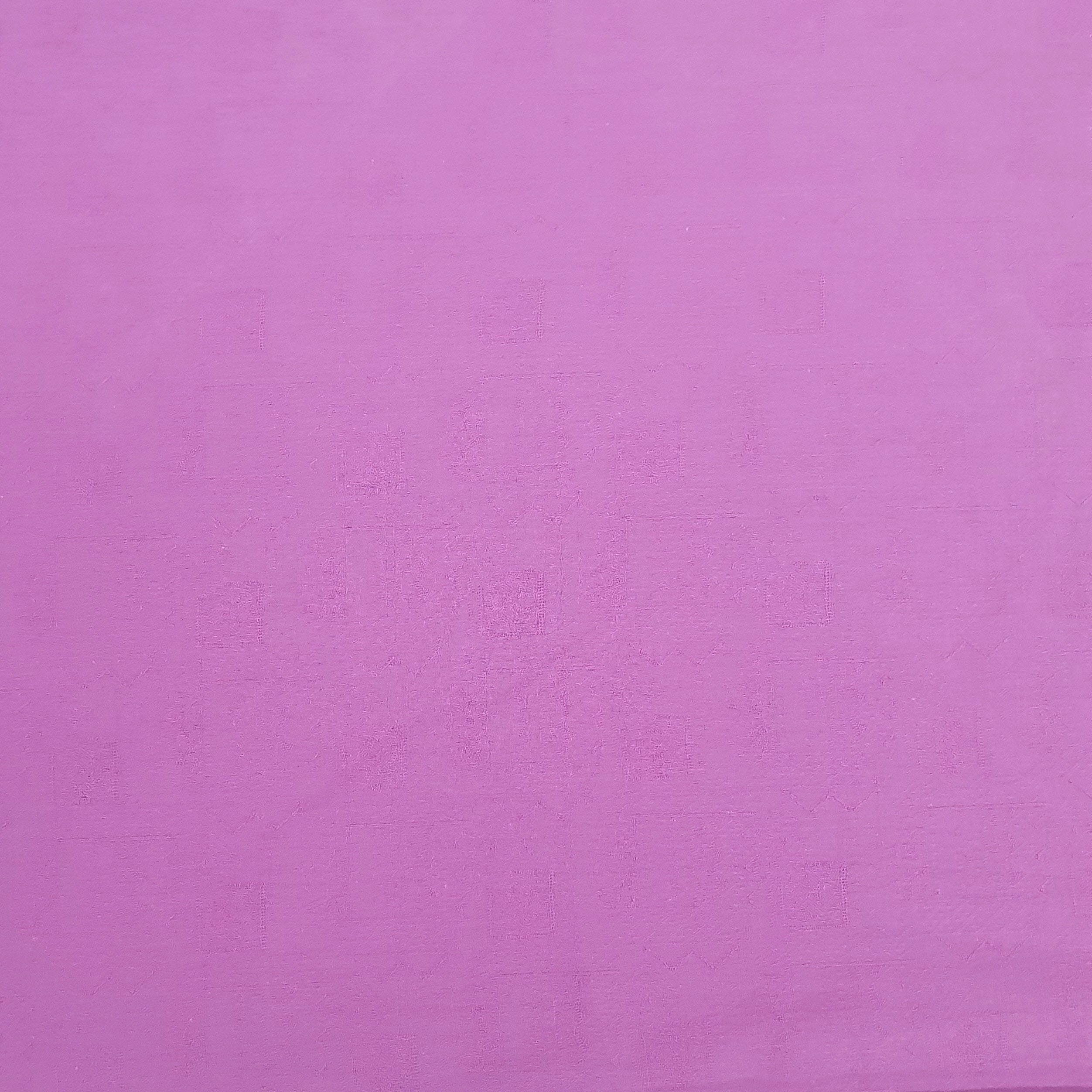 Purple Solid Jacquard Cotton Fabric Trade UNO