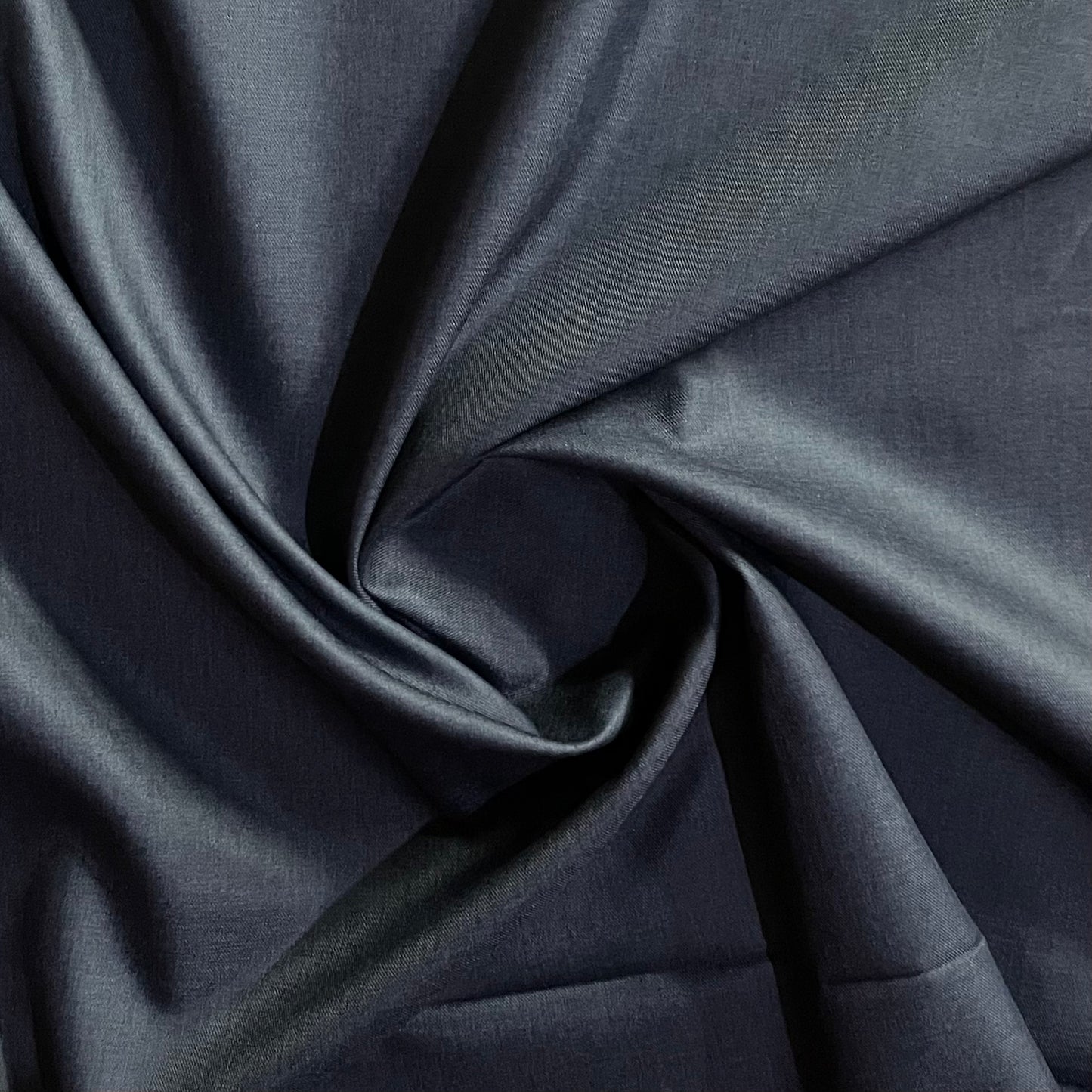 Grey Solid Poly Viscose Suiting Fabric
