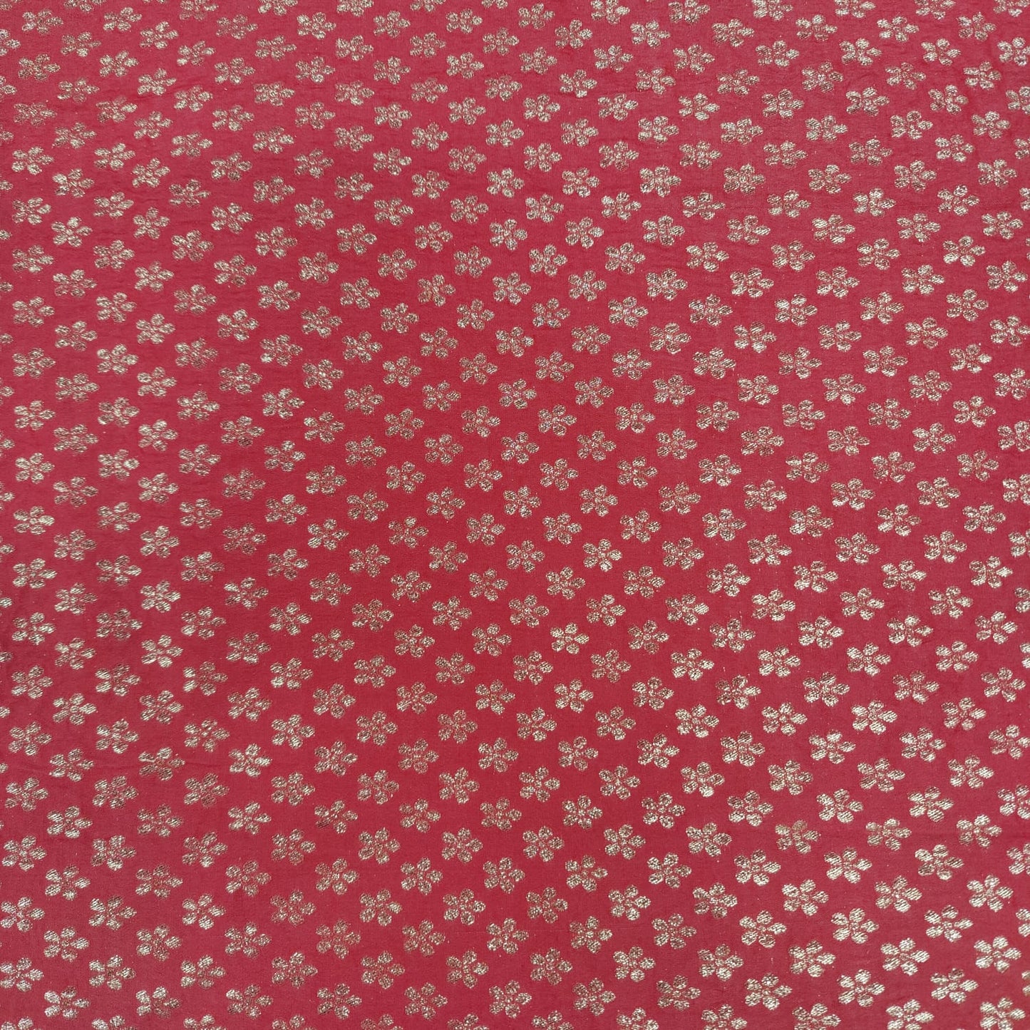 White Jaccquard Viscose Chanderi Dyable Fabric - TradeUNO