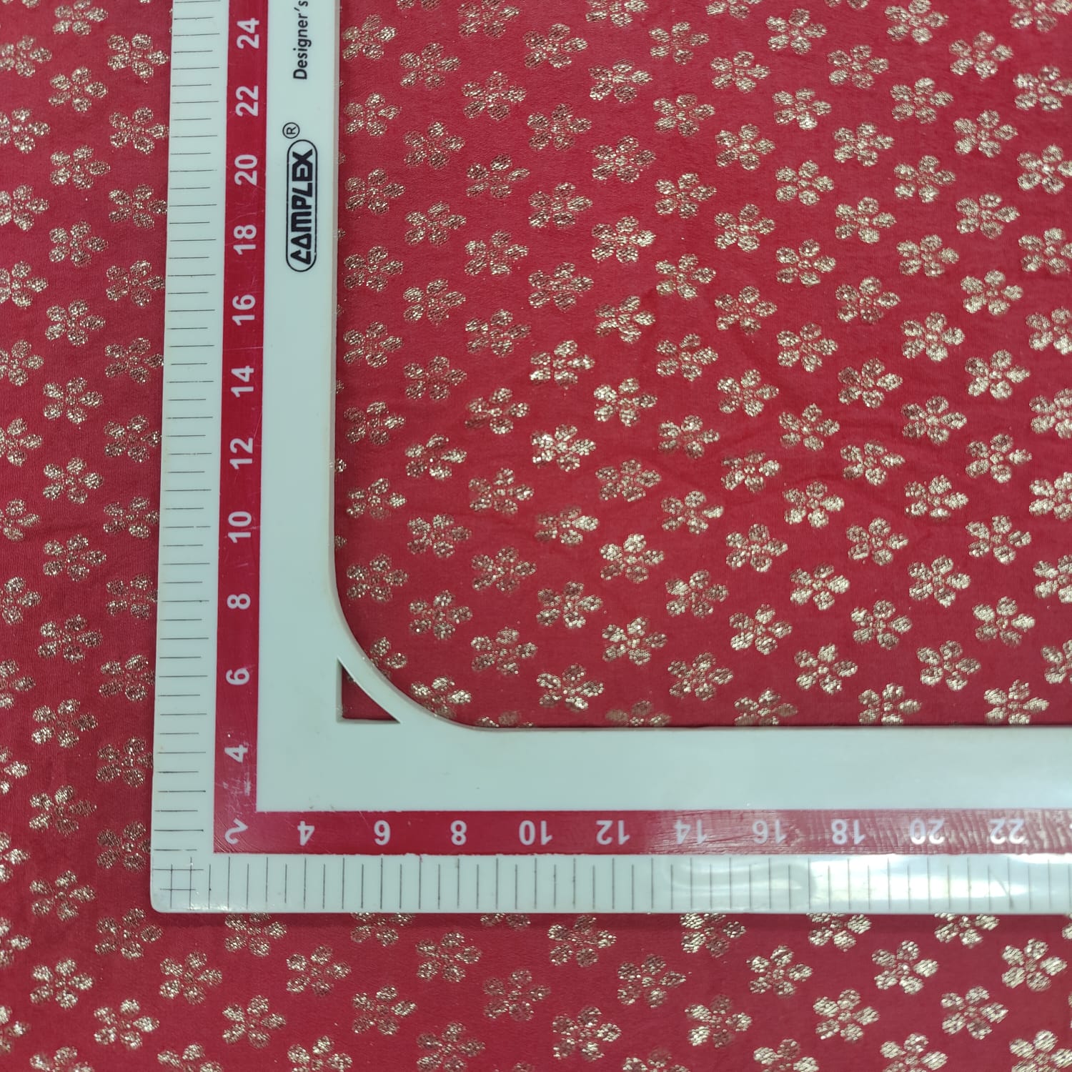 White Jaccquard Viscose Chanderi Dyable Fabric - TradeUNO