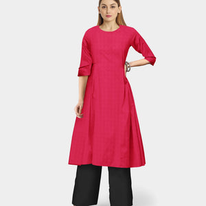 Red Solid Georgette Fabric Trade UNO