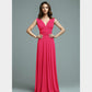 Red Solid Georgette Fabric Trade UNO