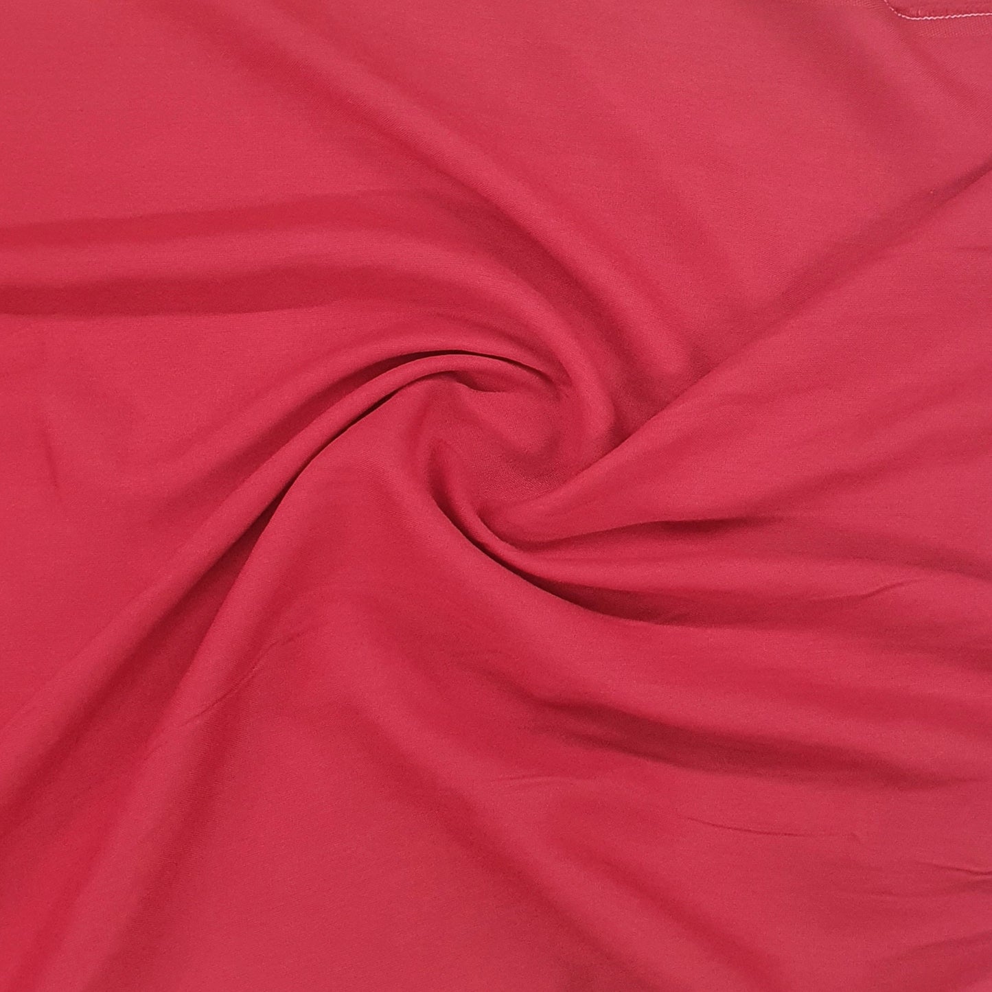Red Solid Rayon Fabric Trade UNO