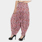 Red & Pink Ditsy Floral Print Moss Crepe Fabric Trade UNO