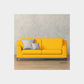 Saffron Solid Poly Velvet Fabric Trade UNO