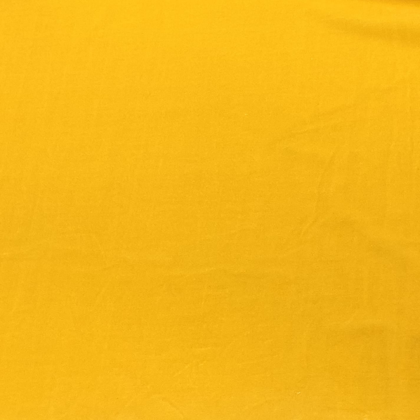 Saffron Solid Poly Velvet Fabric Trade UNO