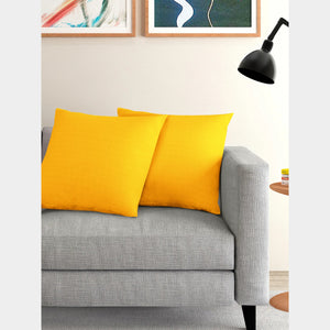 Saffron Solid Poly Velvet Fabric Trade UNO
