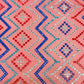 Pink Embroidery Sequence Georgette Fabric