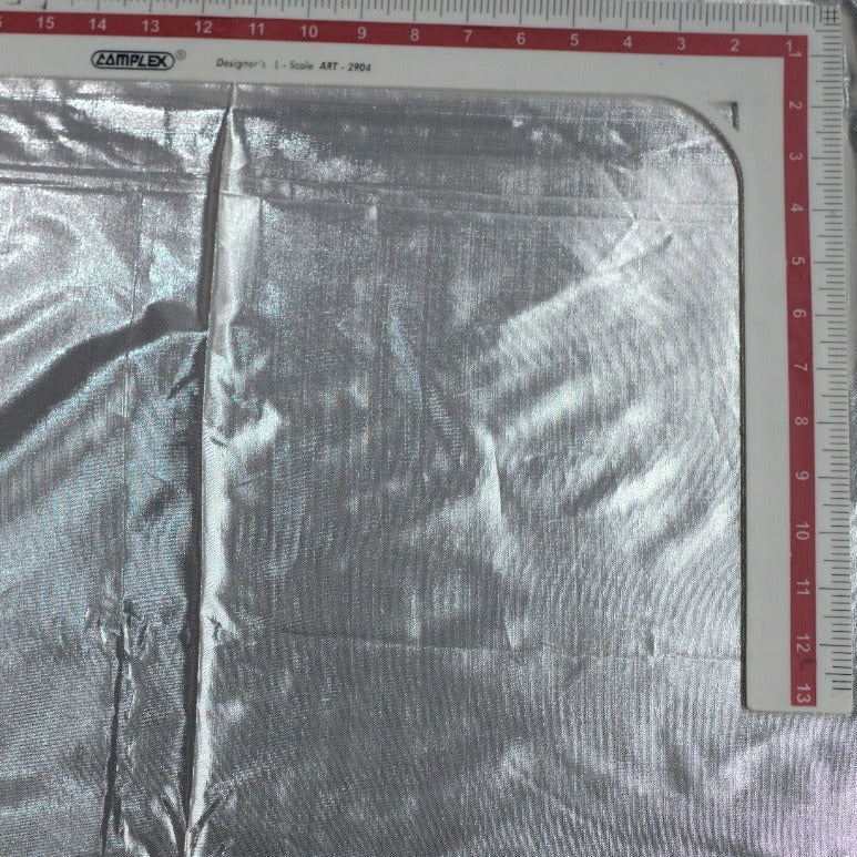 Silver Solid Polyester Lining Fabric Trade UNO