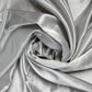 Silver Solid Satin Fabric Trade UNO