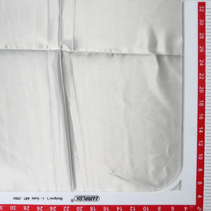 Silver Solid Satin Fabric Trade UNO