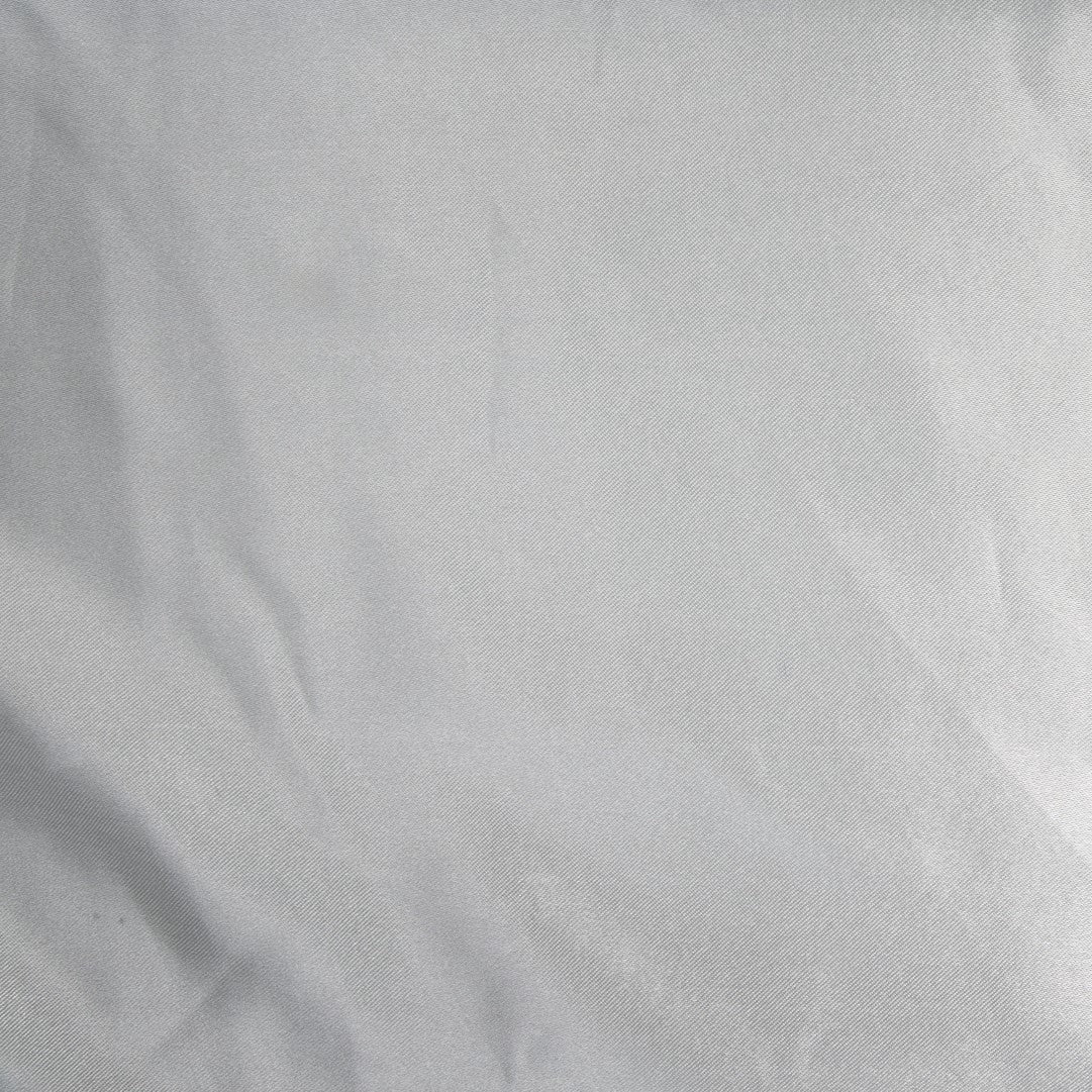 Silver Solid Satin Fabric Trade UNO